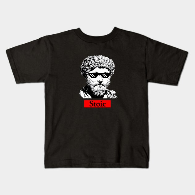 Stoic Kids T-Shirt by StudiousStoic